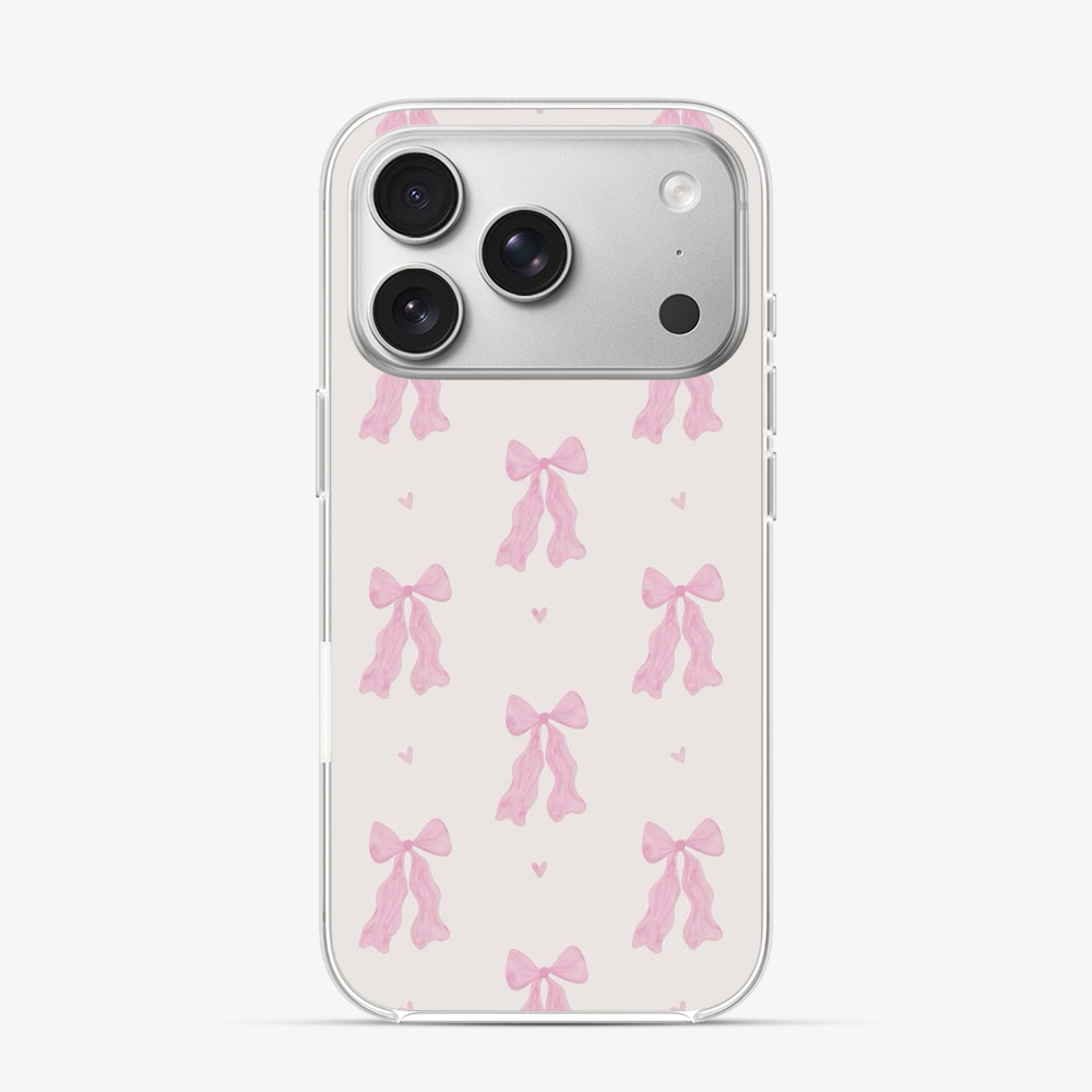 Coquette Pink Bow iPhone 17 Pro Case