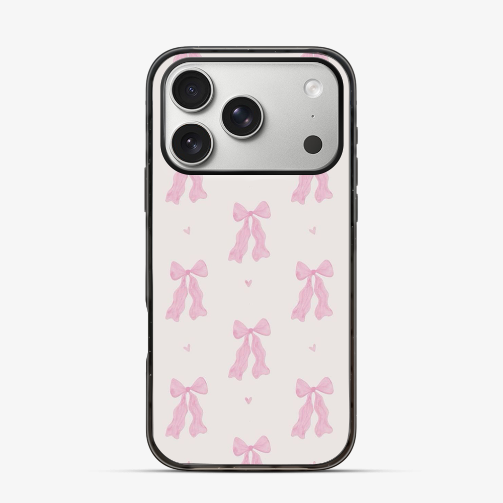 Coquette Pink Bow iPhone 17 Pro Case