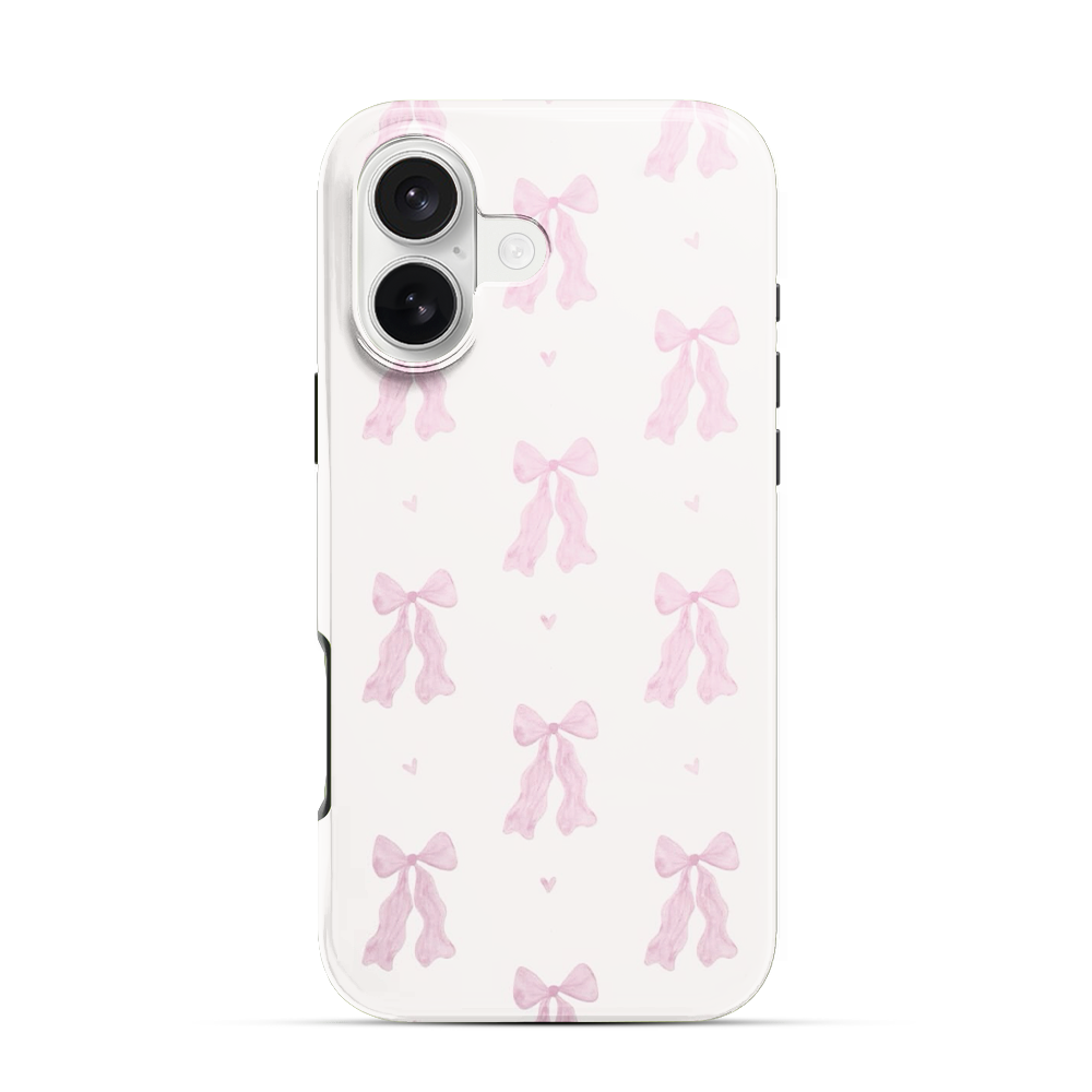 Coquette Pink Bow iPhone 17 Case