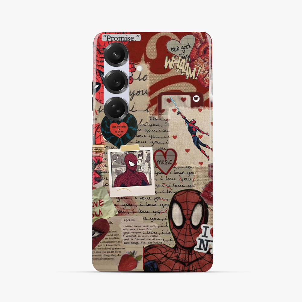 Spiderman X New York Samsung Phone Case Tough Double Layer