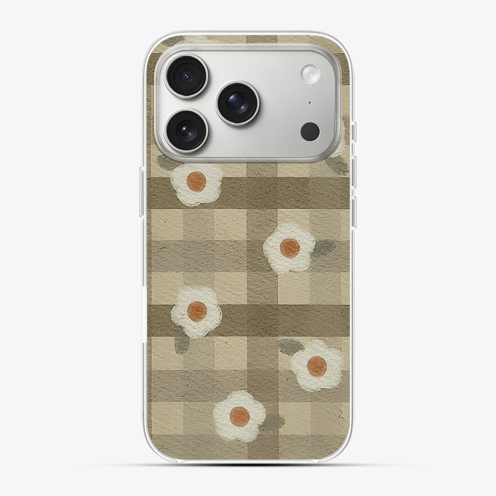 Checkered Flower Phone Case