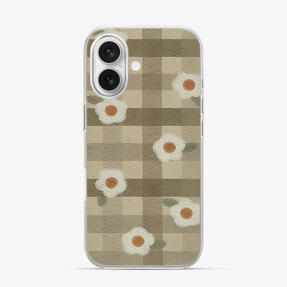 Checkered Flower iPhone 17 Case