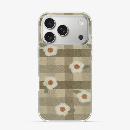 Checkered Flower iPhone 17 Pro Max Case