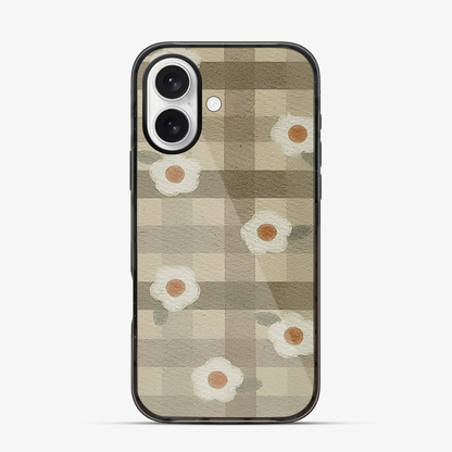 Checkered Flower iPhone 17 Case