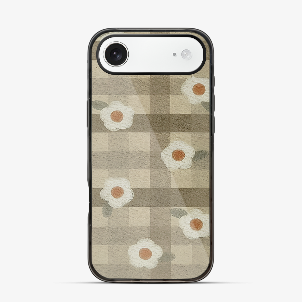 Checkered Flower iPhone Air Case