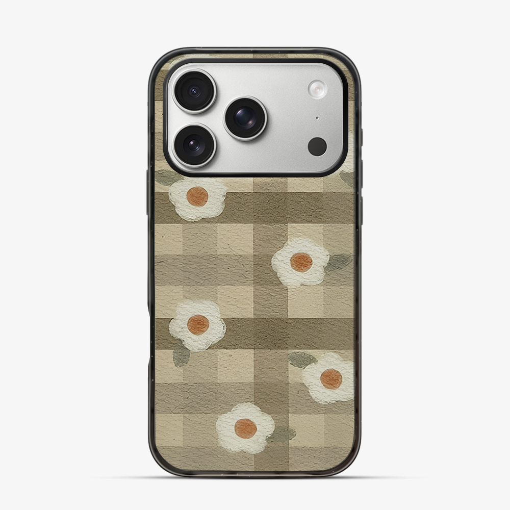 Checkered Flower iPhone 17 Pro Max Case