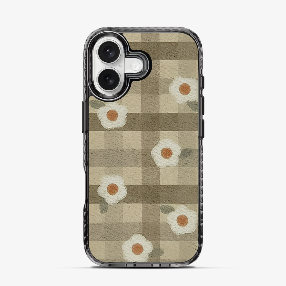Checkered Flower iPhone 17 Case