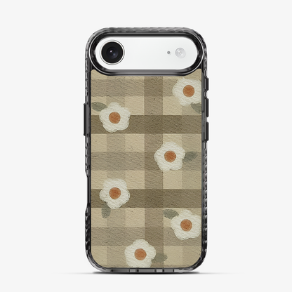 Checkered Flower iPhone Air Case