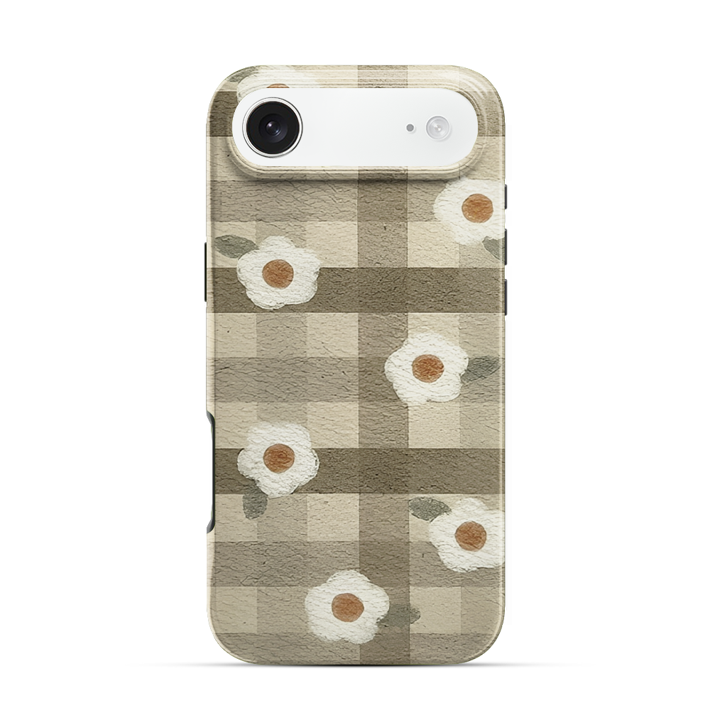 Checkered Flower iPhone Air Case