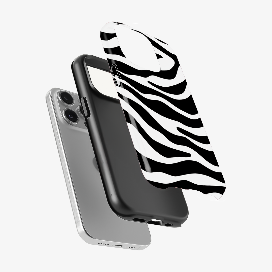 Zebra Phone Case | White