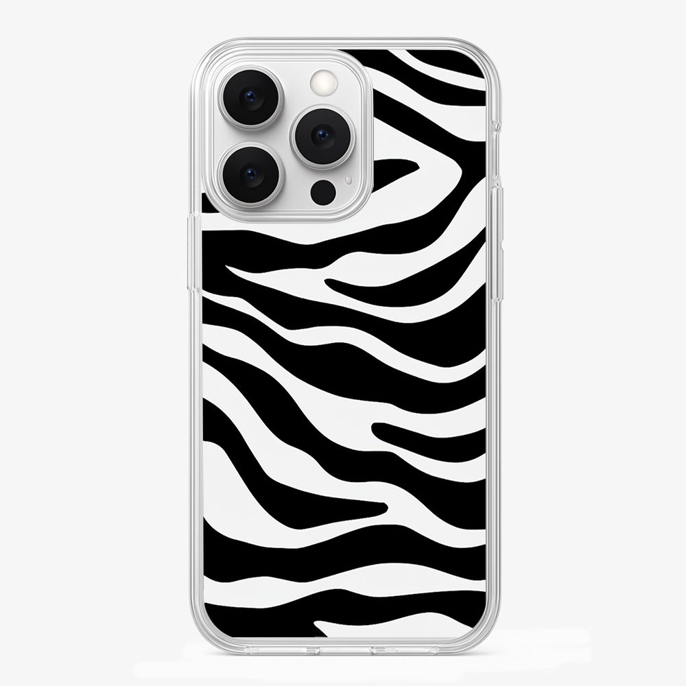 Zebra Phone Case | White Glass Case