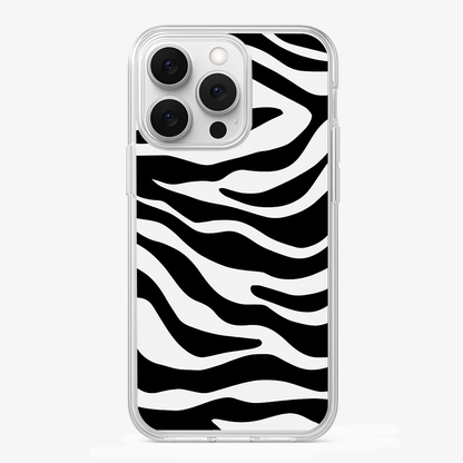 Zebra Phone Case | White Glass Case