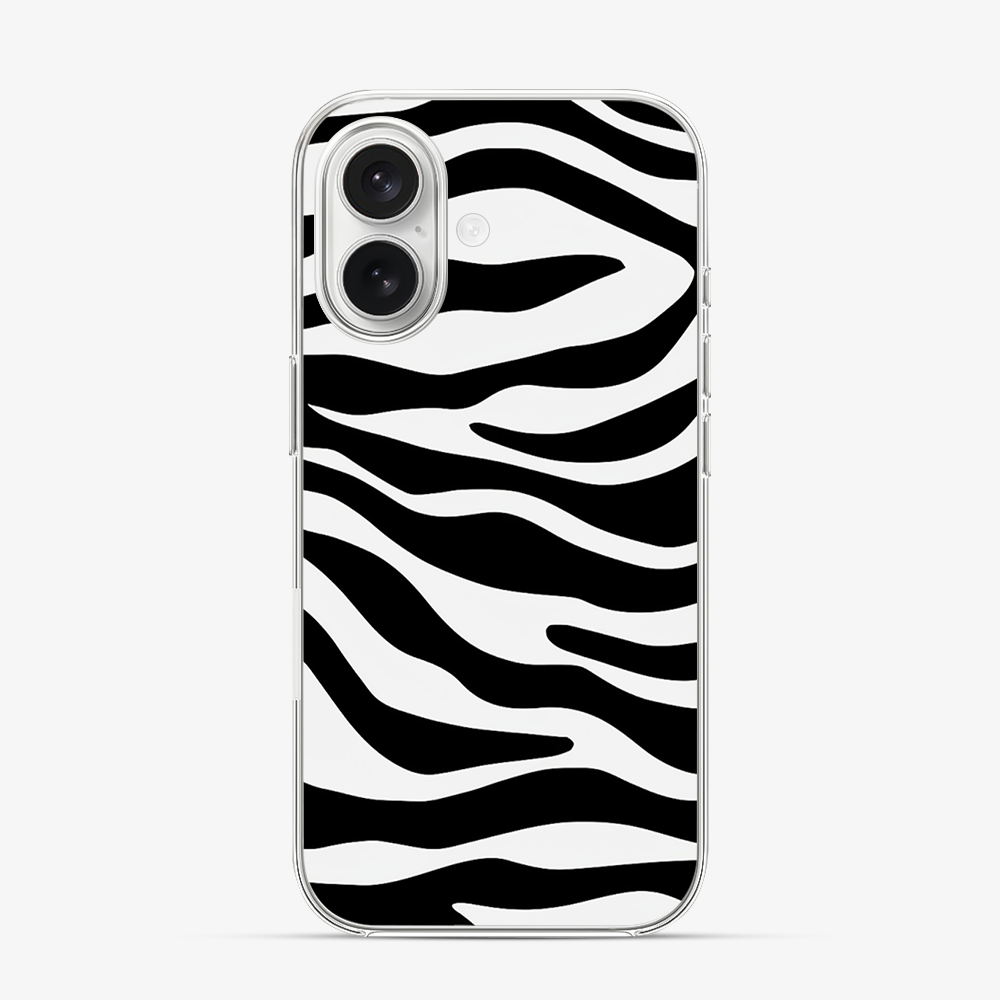 Zebra | White iPhone 17 Case
