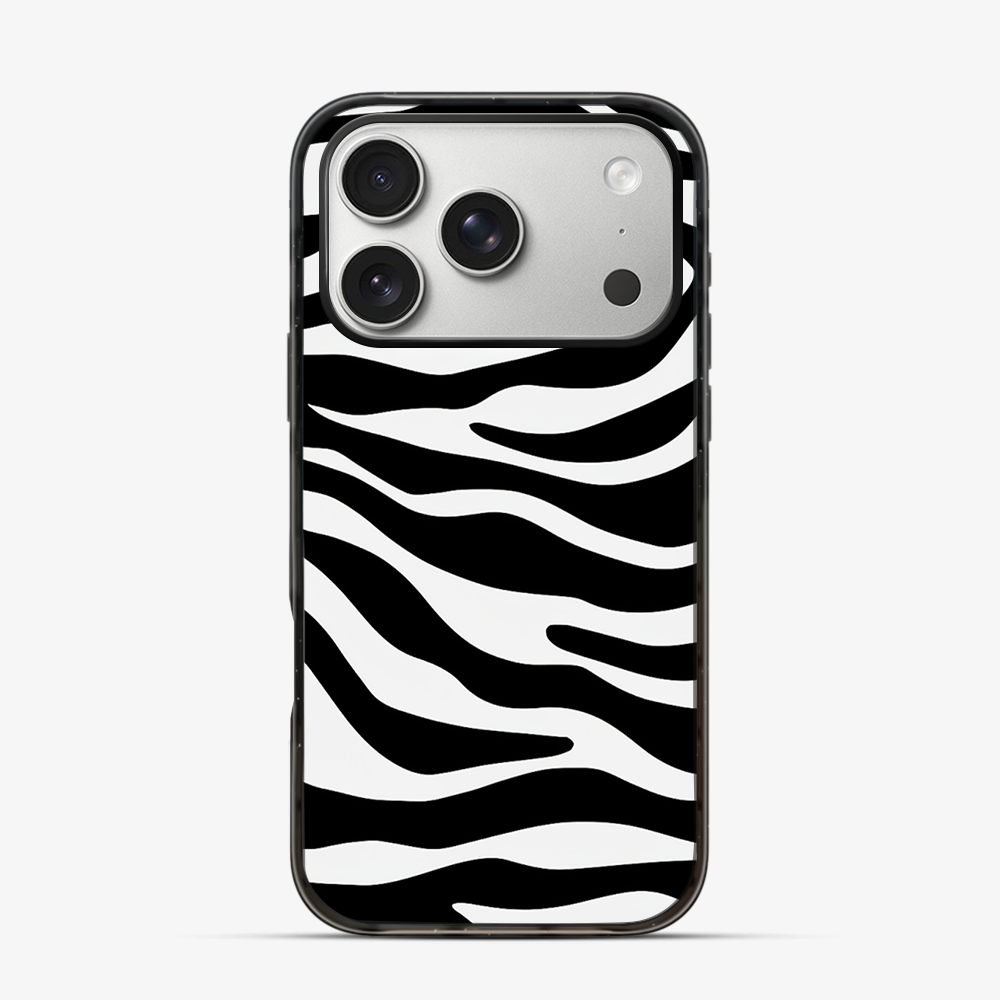 Zebra | White iPhone 17 Pro Max Case