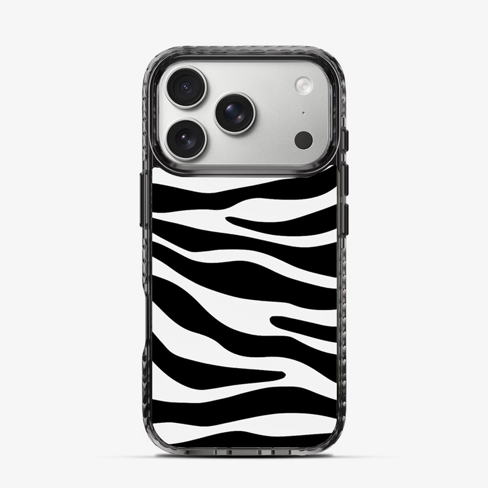Zebra | White iPhone 17 Pro Case