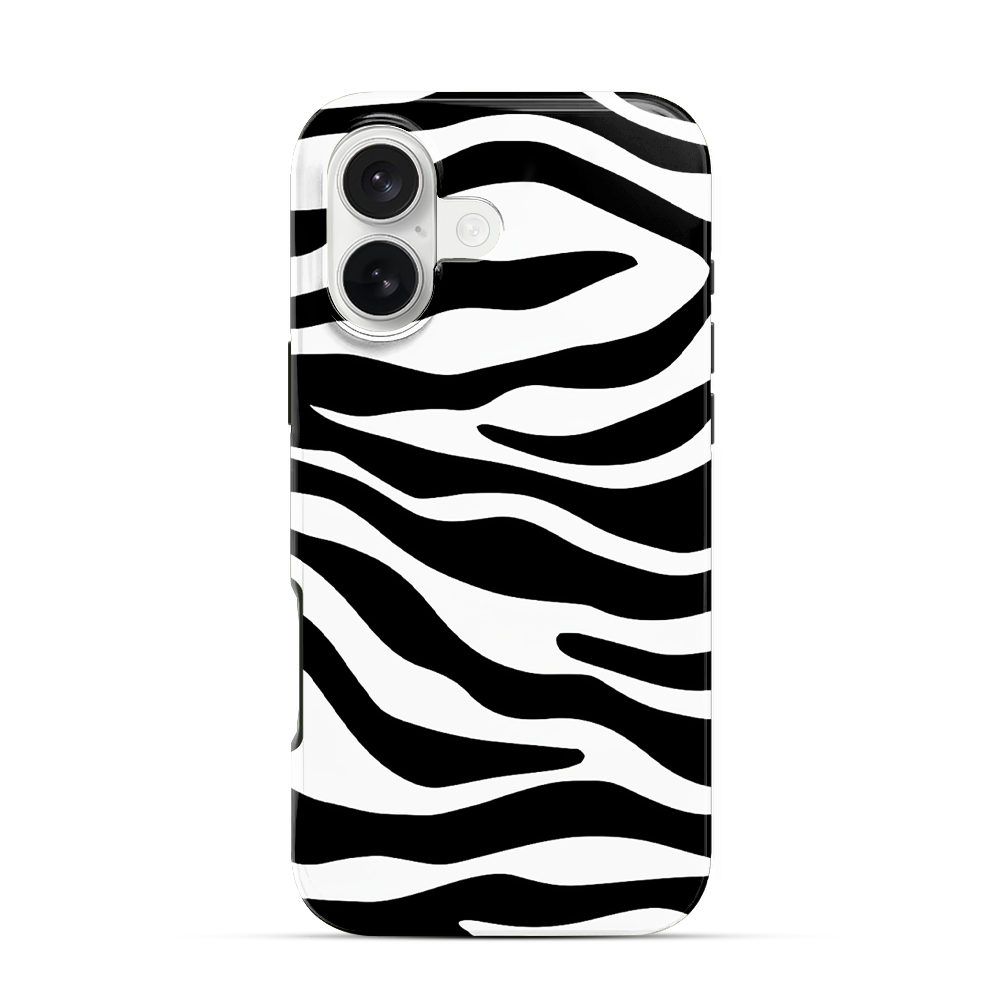 Zebra | White iPhone 17 Case