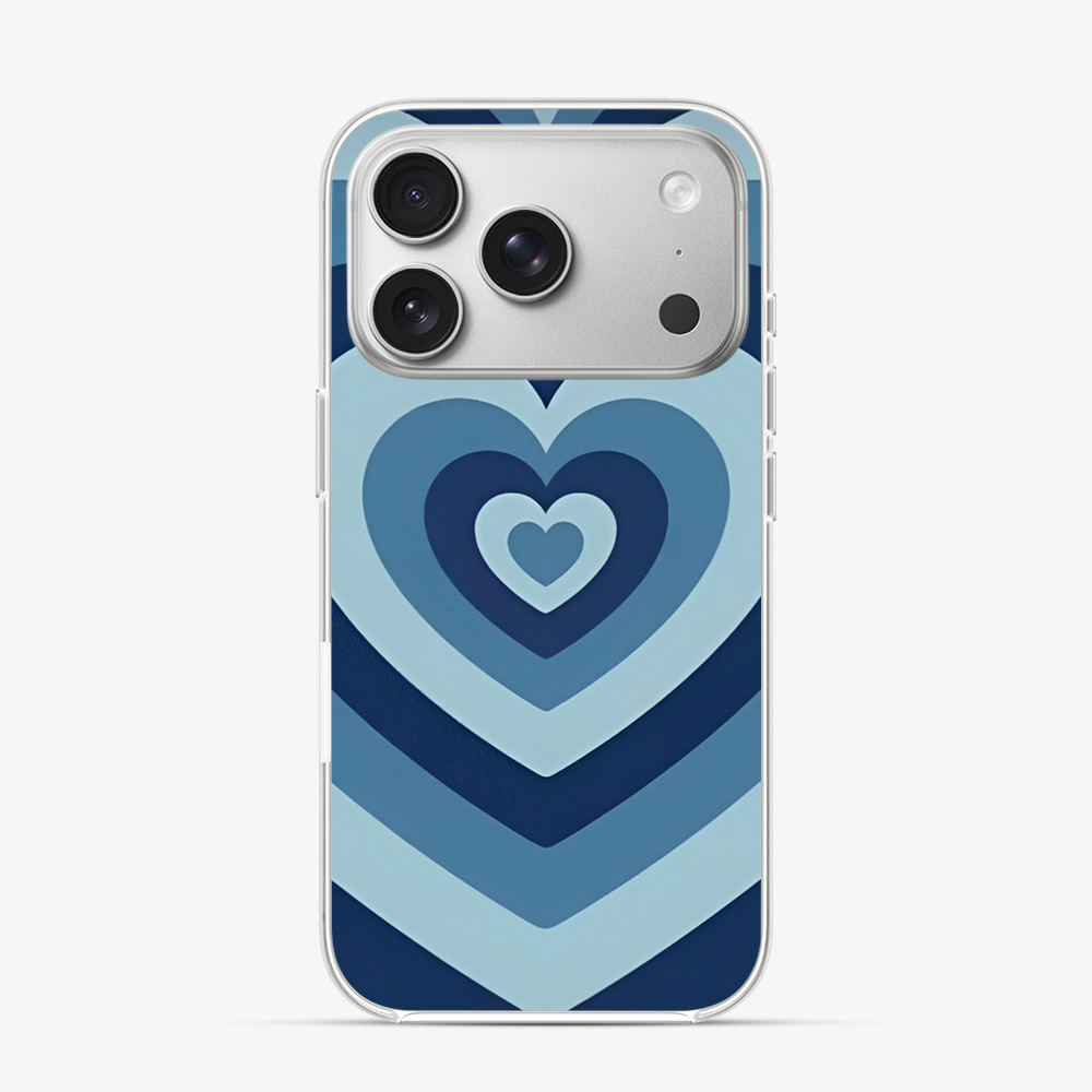 Blue heart iPhone 17 Pro Max Case