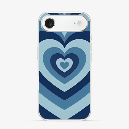 Blue heart iPhone Air Case