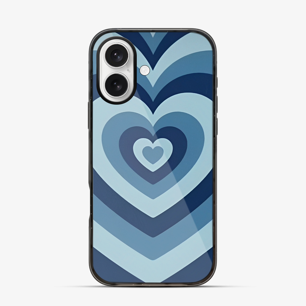 Blue heart iPhone 17 Case