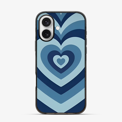 Blue heart iPhone 17 Case