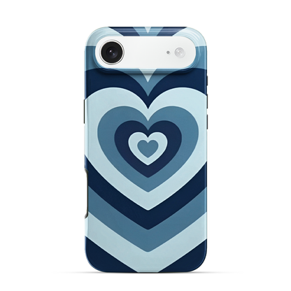 Blue heart iPhone Air Case