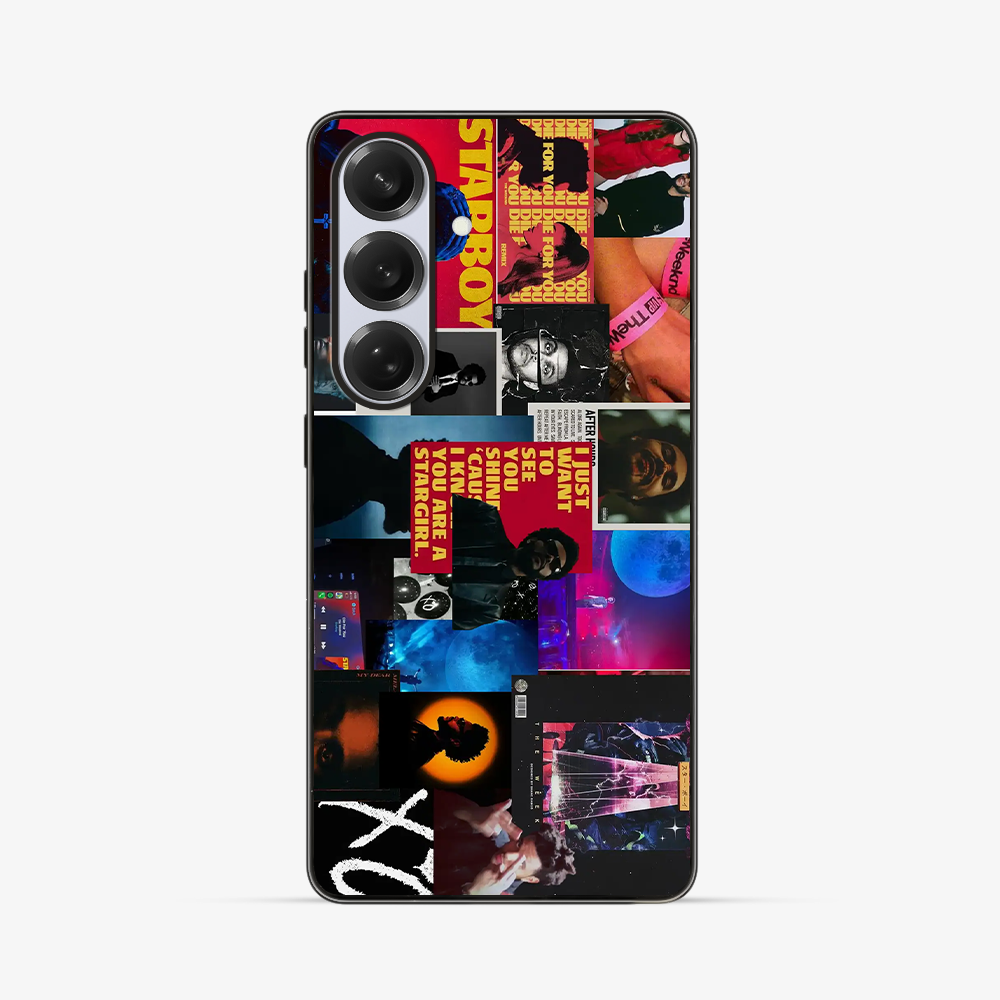 The Weeknd Samsung Phone Case | Three Clear Silicone Case