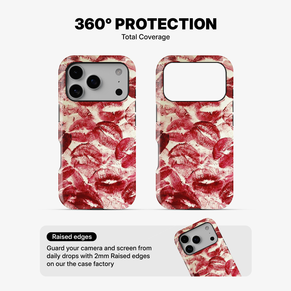 Red Lips Pattern Phone Case