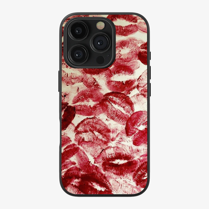 Red Lips Pattern Phone Case Clear Silicone Case