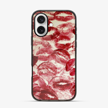 Red Lips Pattern iPhone 17 Case