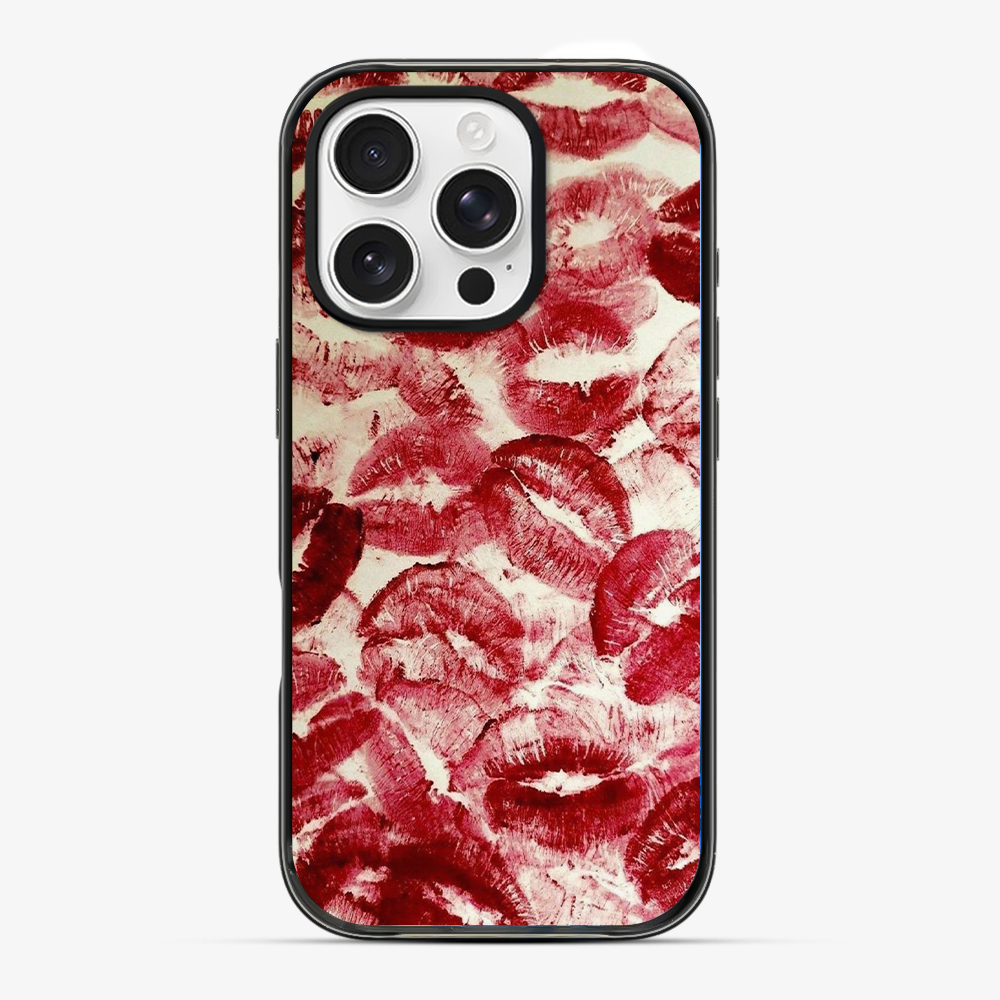 Red Lips Pattern Phone Case Hard 2.0 Case