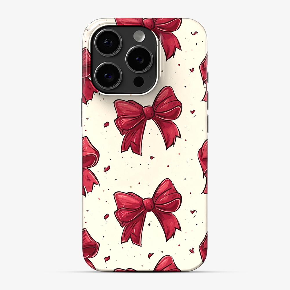 Bow And Heart Phone Case