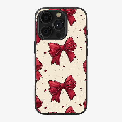 Bow And The Heart Phone Case Clear Silicone Case