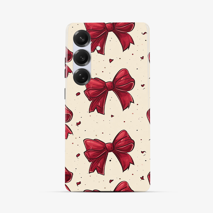 Bow And Heart Samsung Phone Case Tough Double Layer