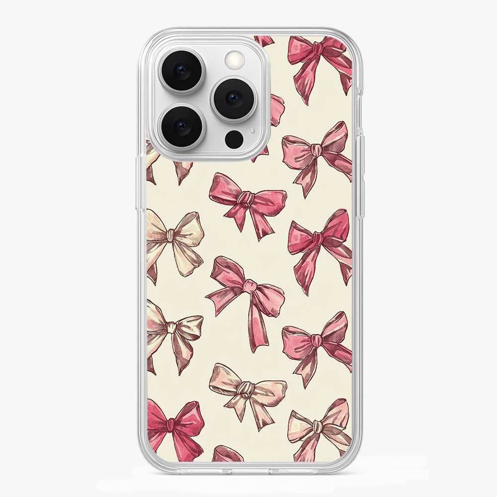 Multiple Bow's Phone Case Glass Case