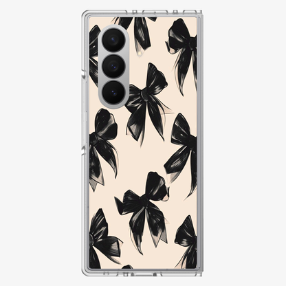 Coquette Black Bow Samsung Z Fold Phone Case