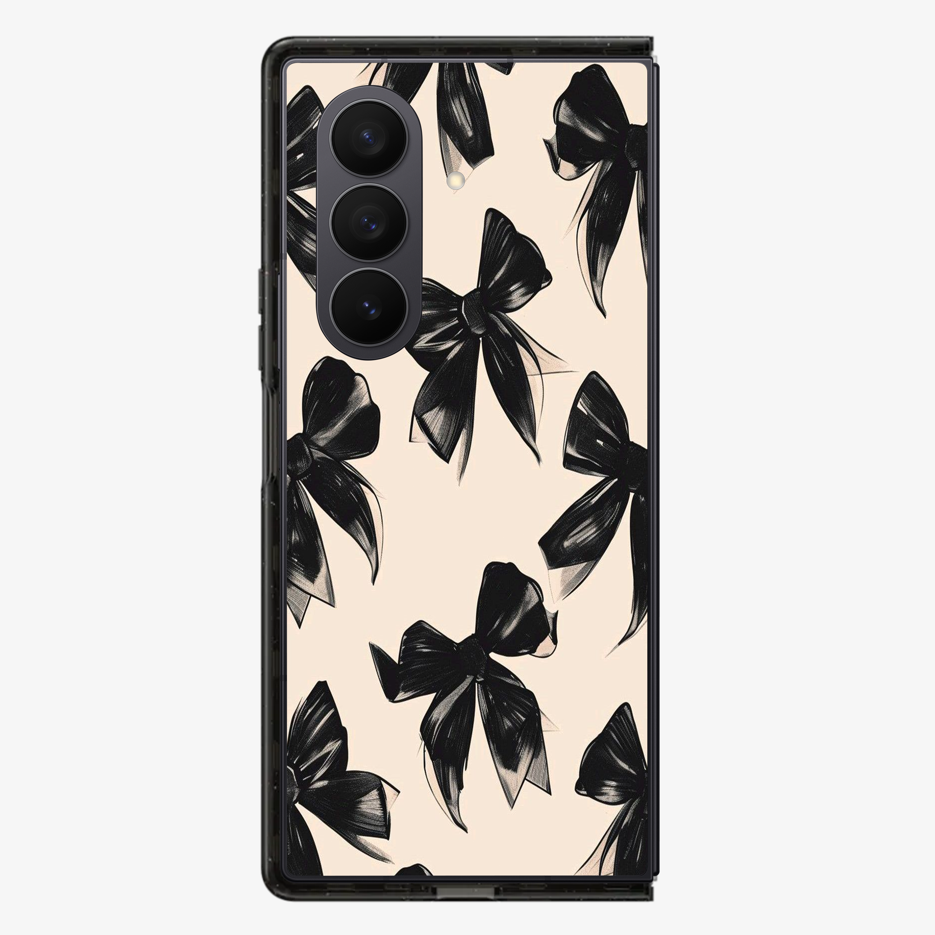 Coquette Black Bow Samsung Z Fold Phone Case