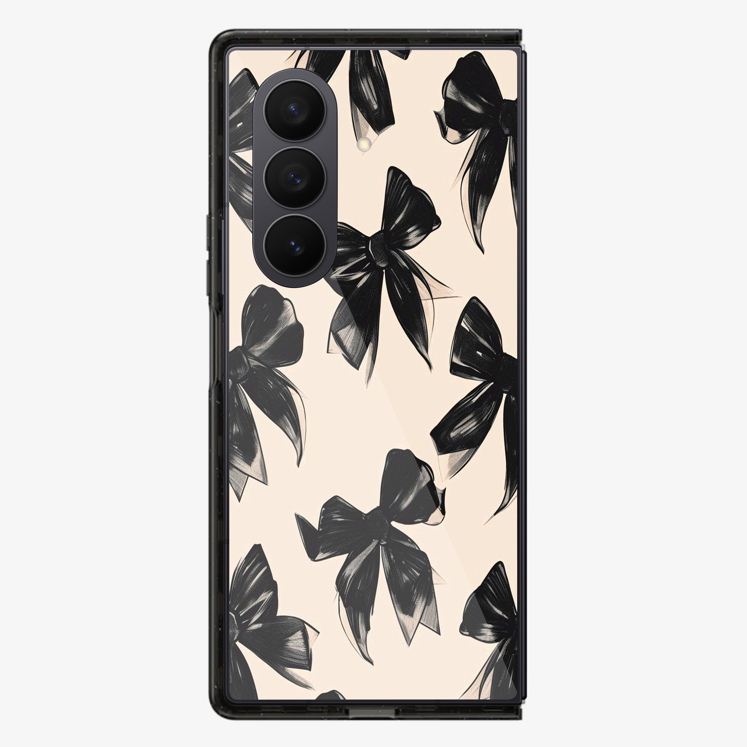 Coquette Black Bow Samsung Z Fold Phone Case