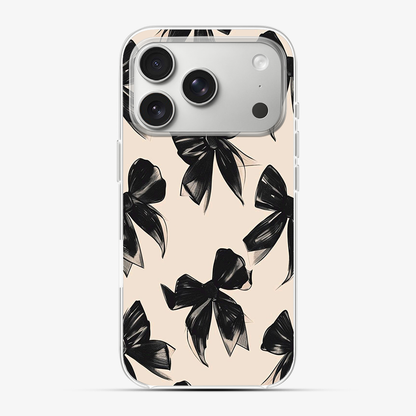 Coquette Black Bow Phone Case