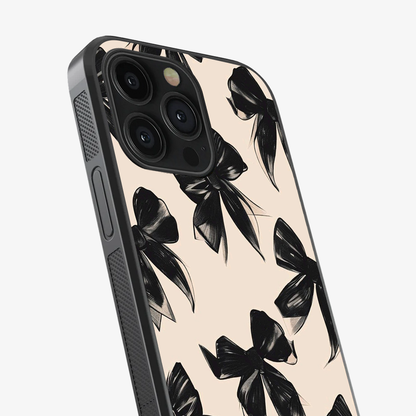 Coquette Black Bow Phone Case