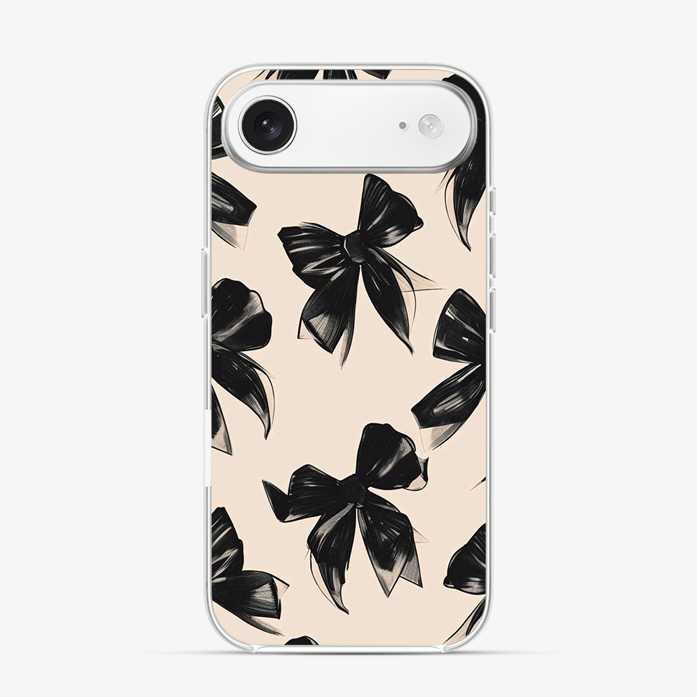 Coquette Black Bow iPhone Air Case