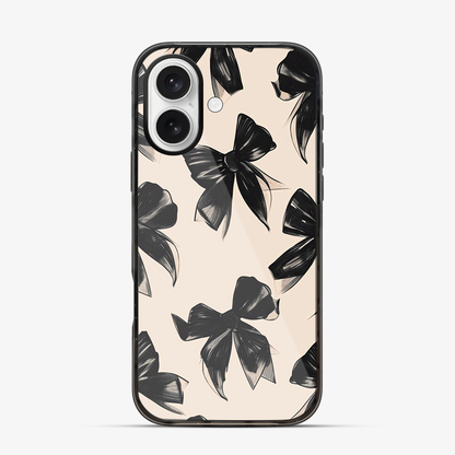 Coquette Black Bow iPhone 17 Case