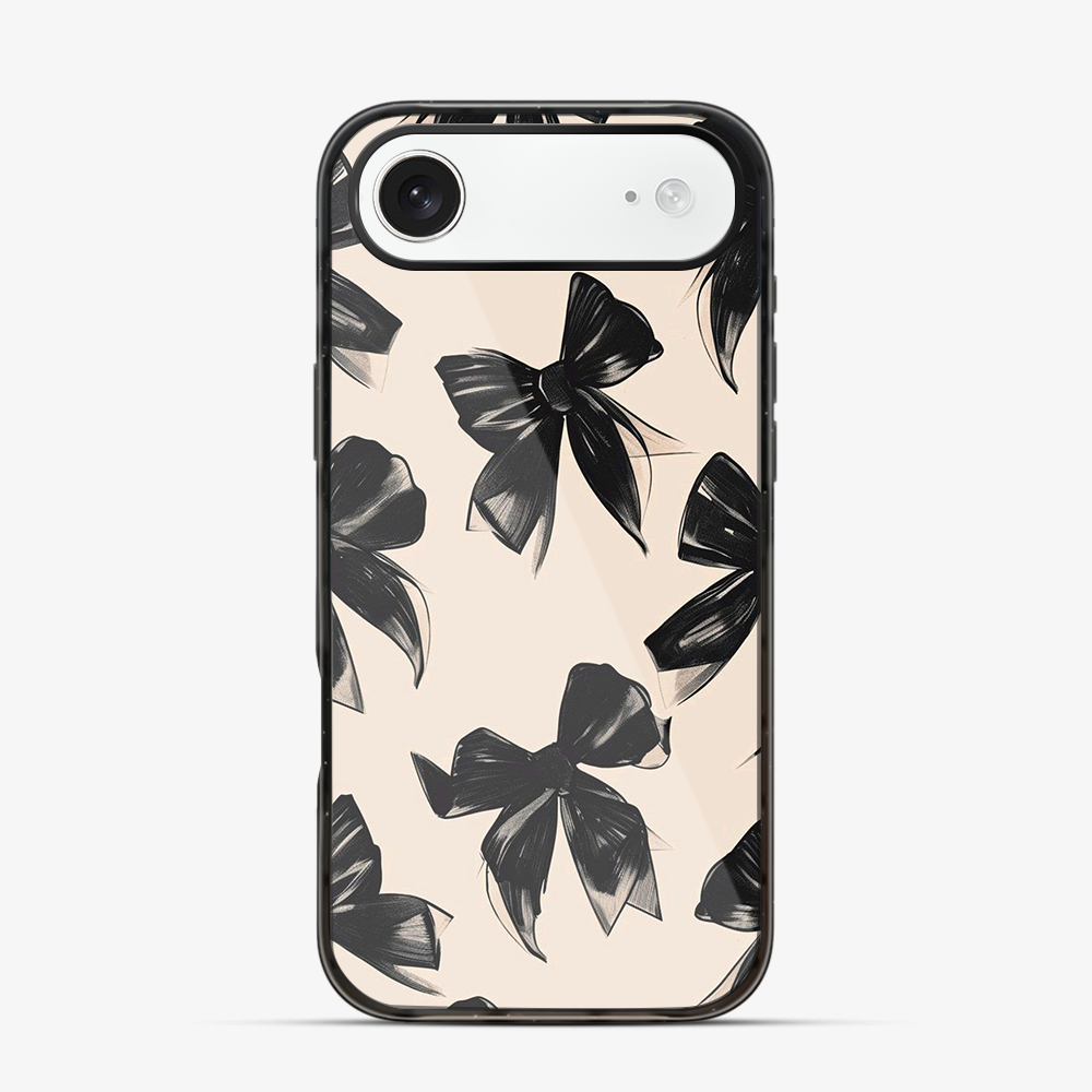 Coquette Black Bow iPhone Air Case