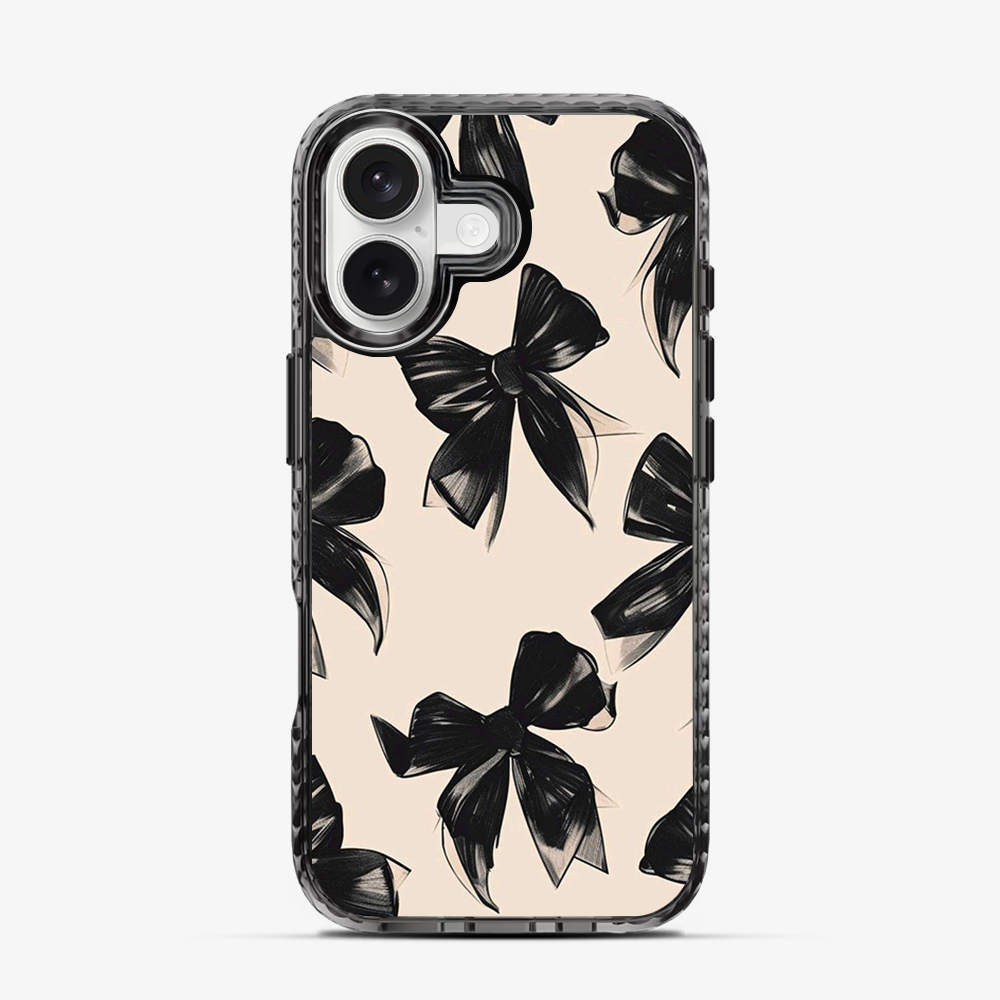 Coquette Black Bow iPhone 17 Case