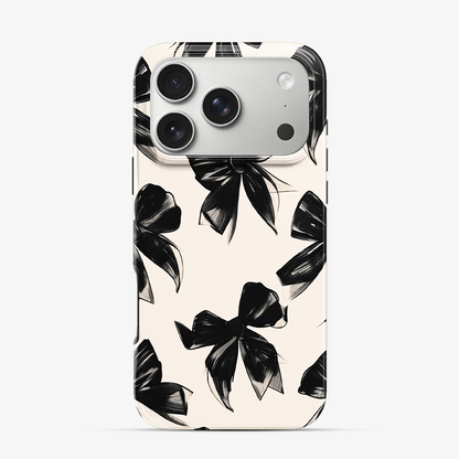 Coquette Black Bow iPhone 17 Pro Max Case