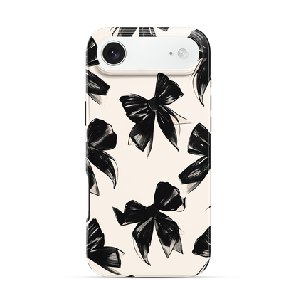 Coquette Black Bow iPhone Air Case