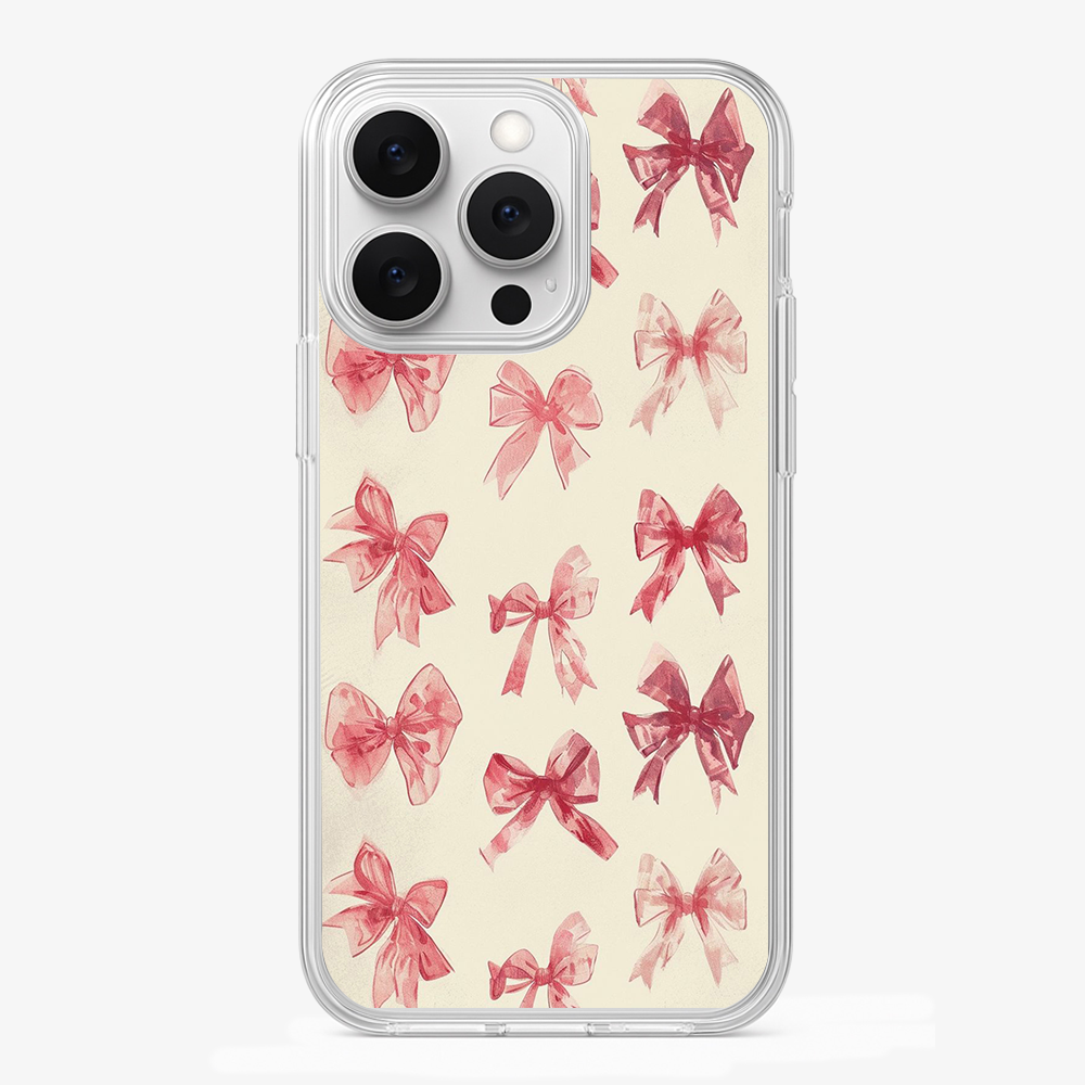 Coquette Sketchy Bow Phone Case Glass Case