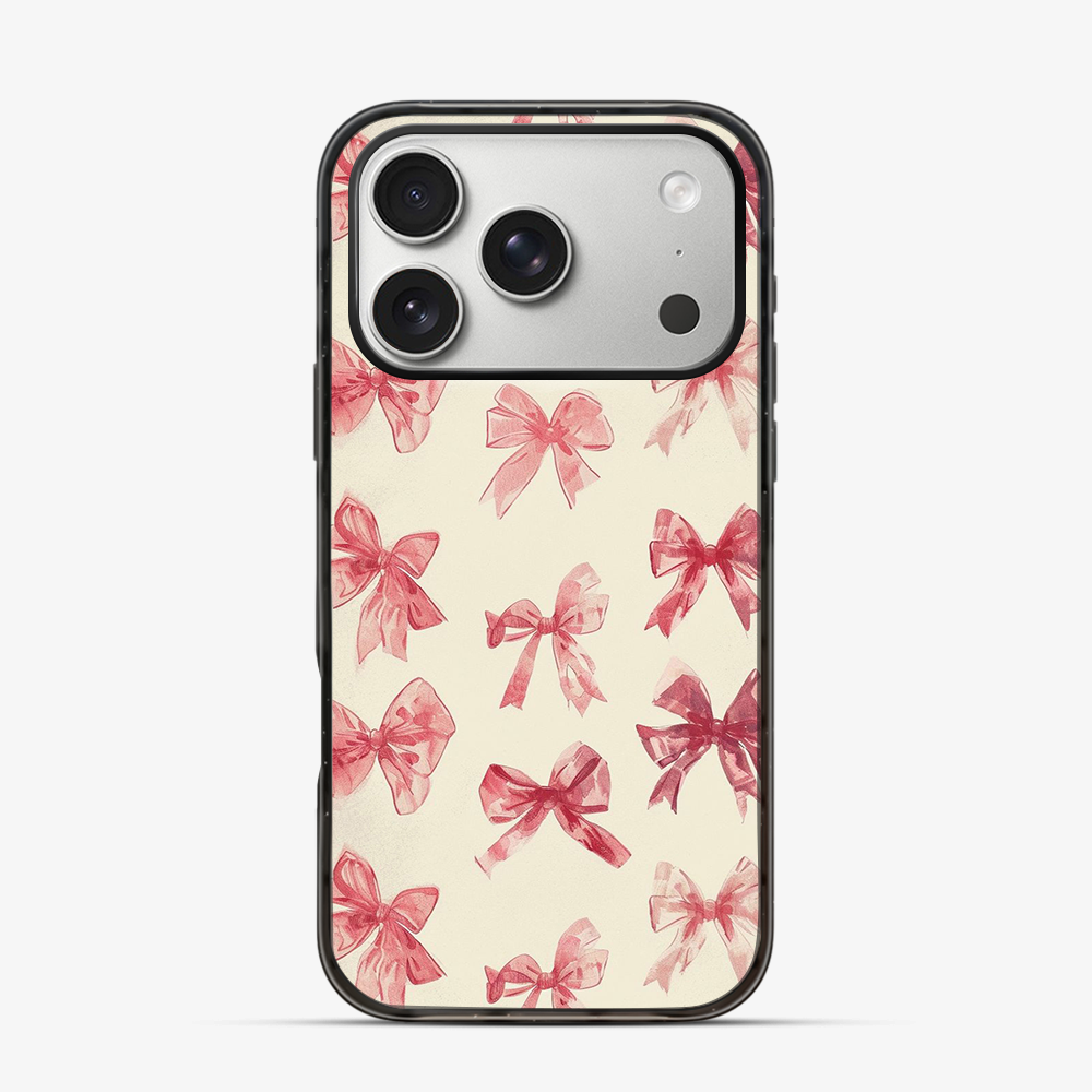 Coquette Sketchy Bow iPhone 17 Pro Max Case