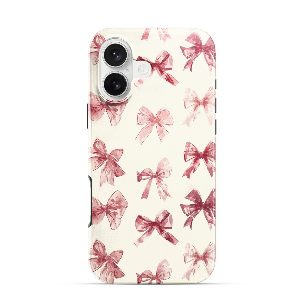 Coquette Sketchy Bow iPhone 17 Case