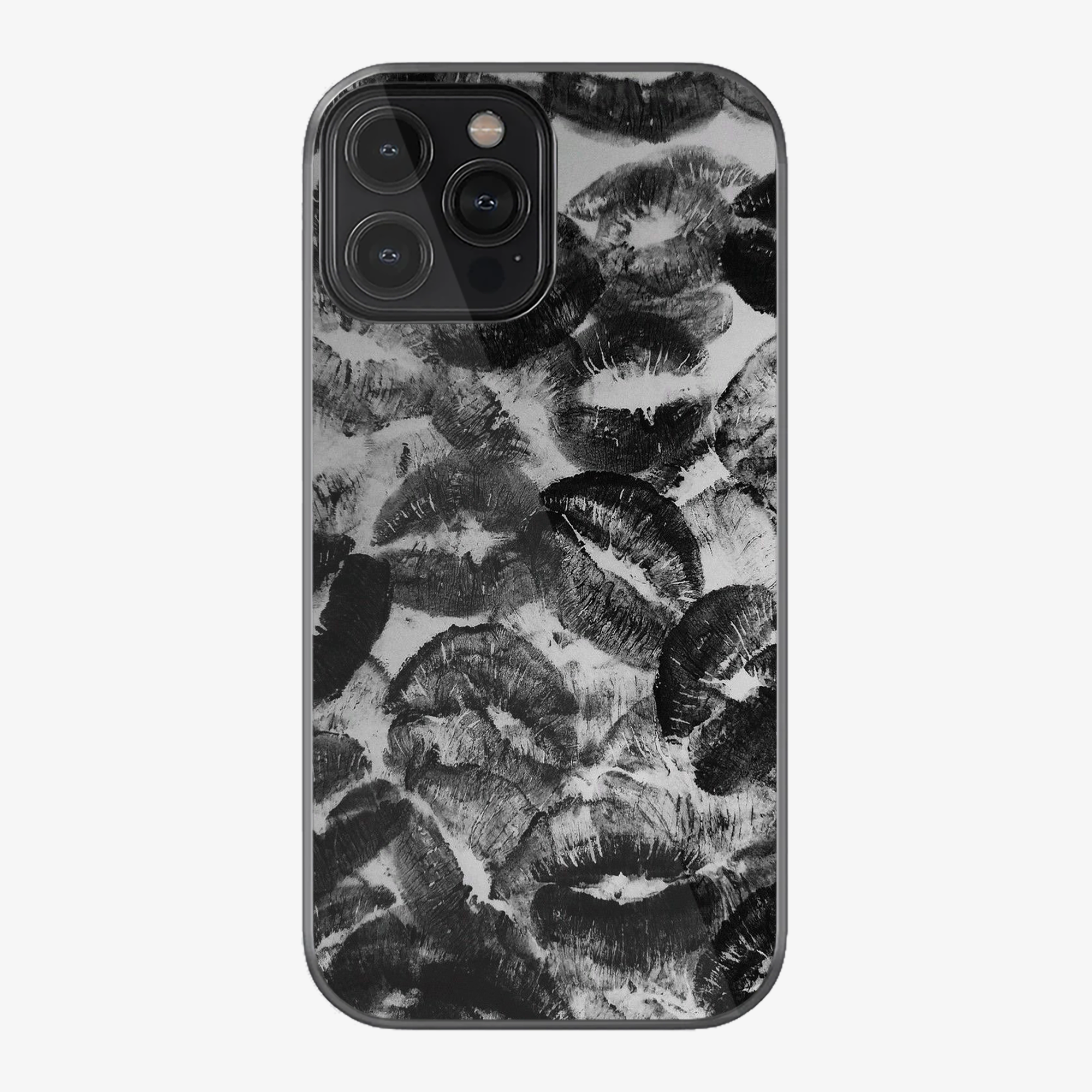 Black Lips Pattern Case