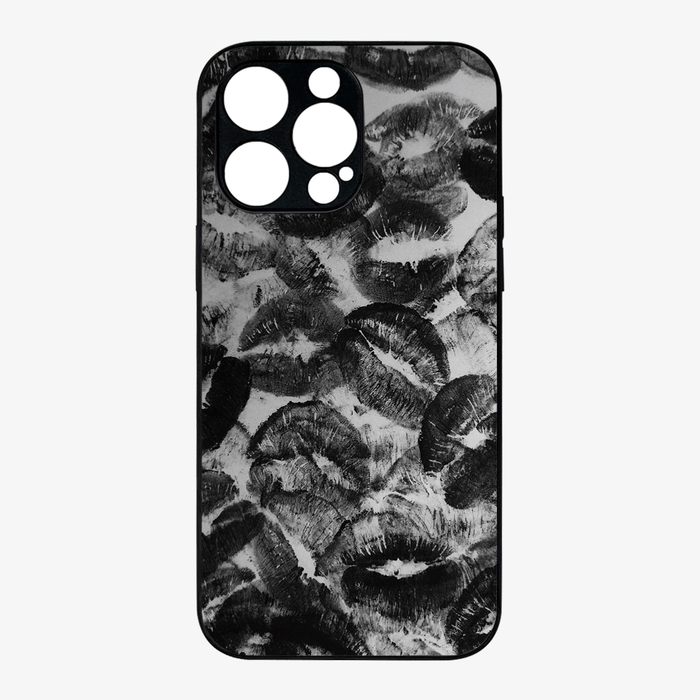 Black Lips Pattern Case